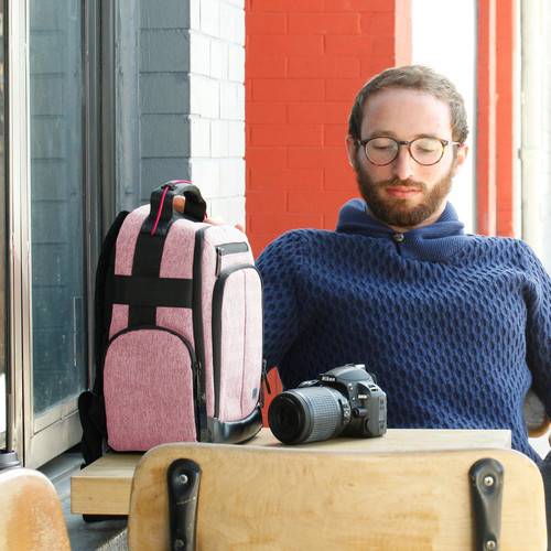 USA GEAR U-Series UBK DSLR Camera Backpack (Red)