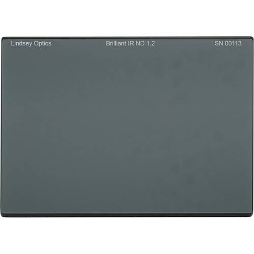 Lindsey Optics Brilliant IR ND Filter with Anti-Reflection Coating (4 x 5.65", 4-Stop