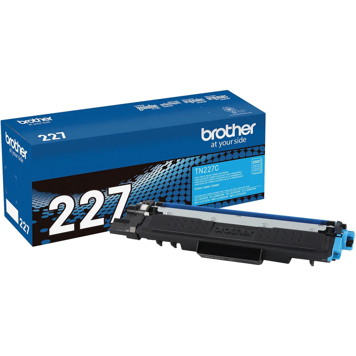 Brother TN227C High-Yield Toner Cartridge (Cyan)