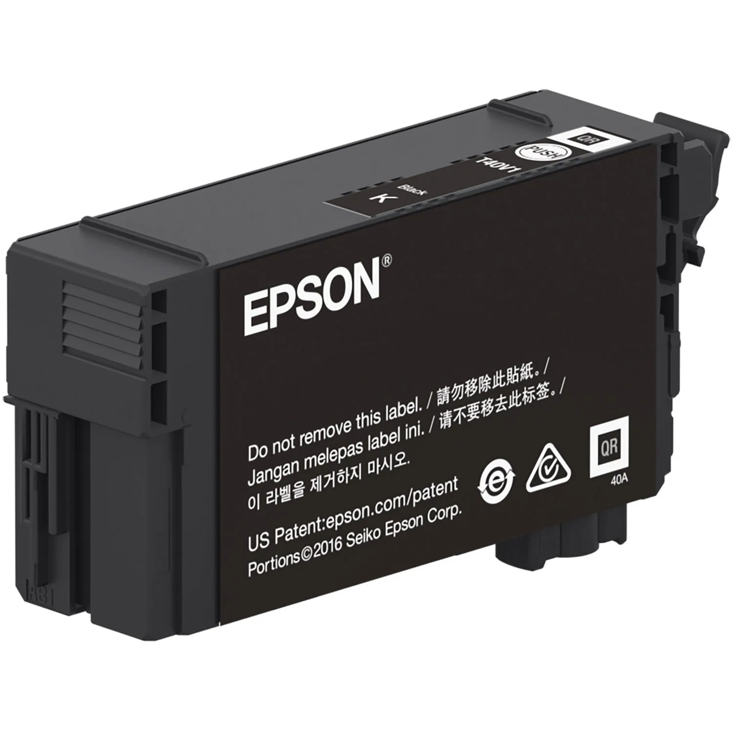 Epson UltraChrome XD2 T40V Black Ink Cartridge (50mL)