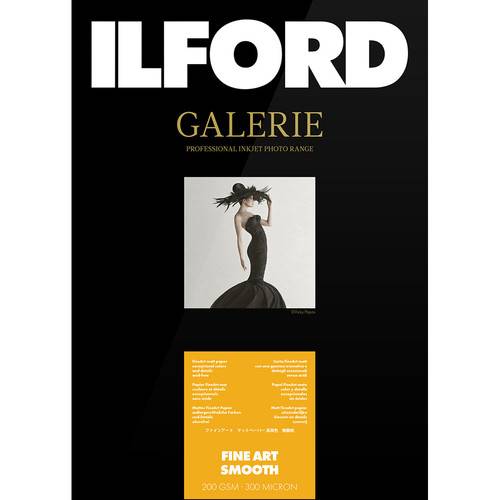 Ilford GALERIE Fine Art Smooth Paper (200 gsm, 5 x 7", 50 Sheets)