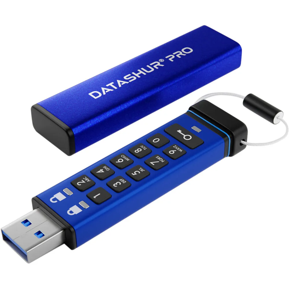 Istorage 4GB datashur Pro USB 3.0 Encrypted Flash Drive
