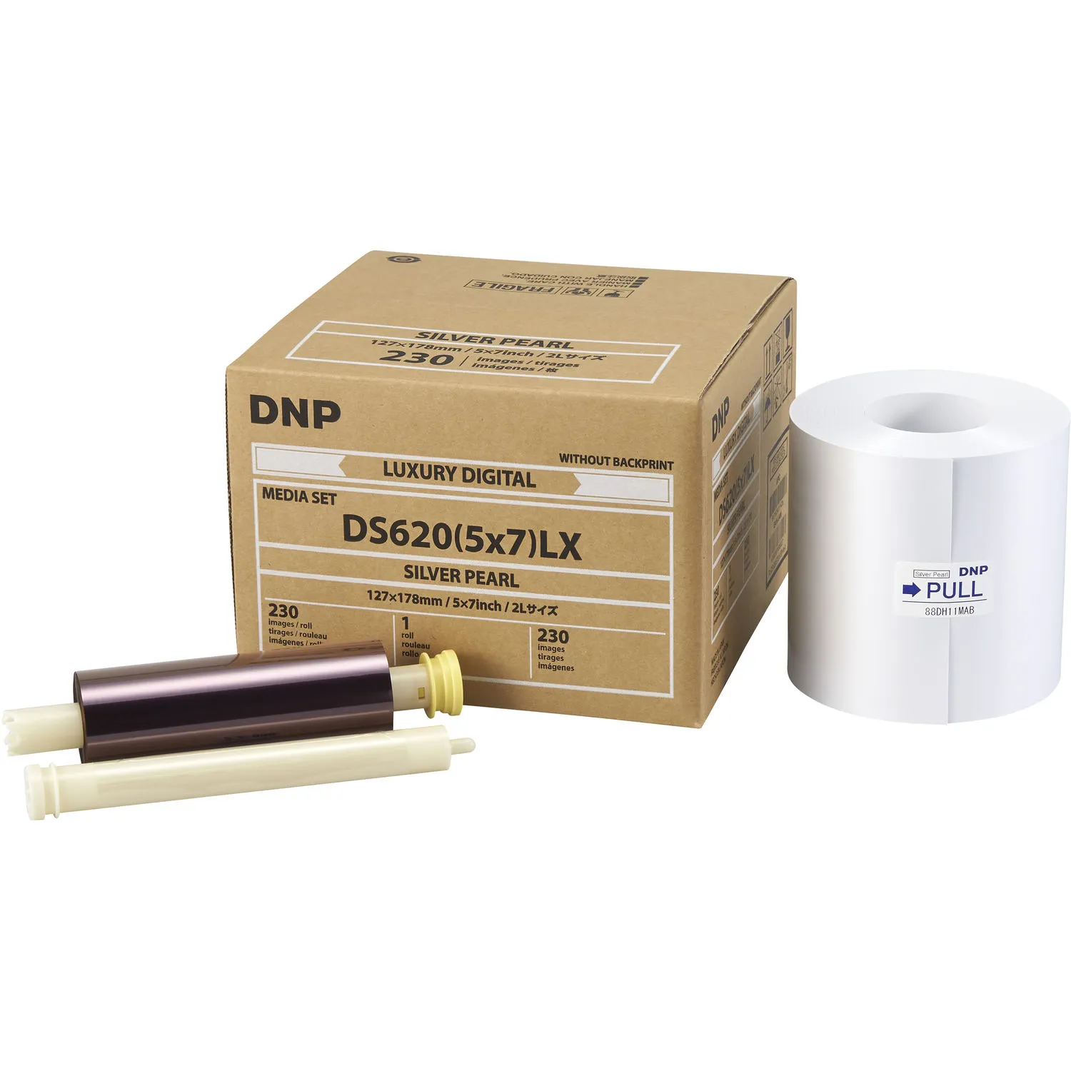 DNP 5 x 7" Silver Pearl Luxury Media Set for DS620A Printer
