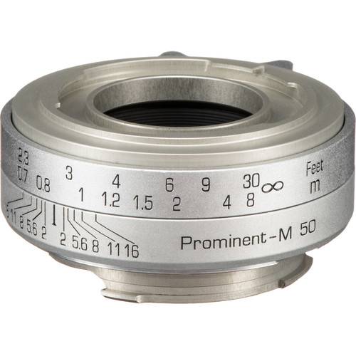 KIPON Lens Mount Adapter for Voigtlander Prominent-Mount Lens to Leica M-Mount Camera (Silver)