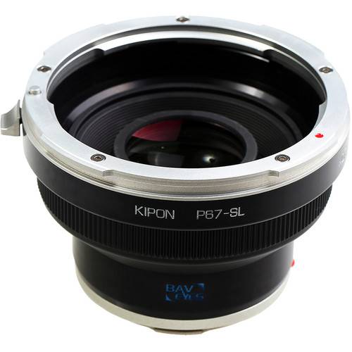 KIPON Baveyes 0.7x Lens Mount Adapter for Pentax 6x7 Lens to Leica L-Mount Camera