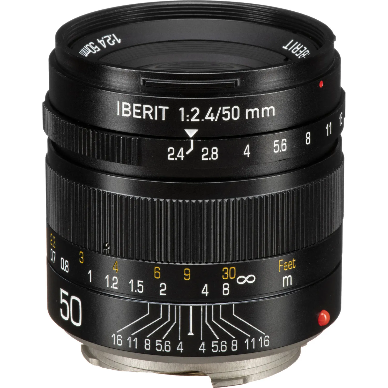 KIPON Iberit 50mm f/2.4 Lens for Leica M (Black)