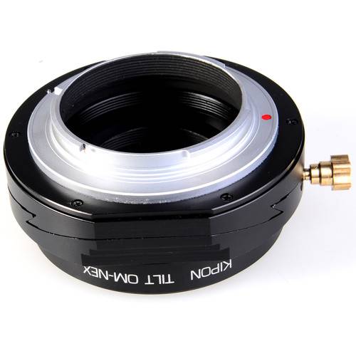 KIPON Tilt Lens Mount Adapter for Olympus OM Lens to Sony E-Mount Camera