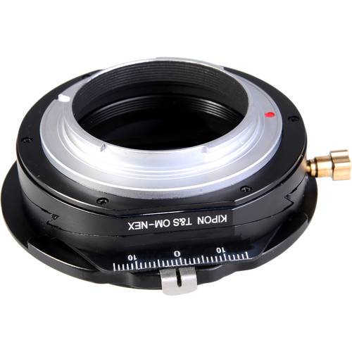 KIPON Tilt/Shift Lens Mount Adapter for Olympus OM Lens to Sony E-Mount Camera