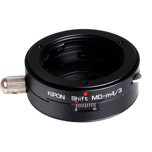 KIPON Shift Lens Mount Adapter for Minolta MD Lens to Micro Four Thirds Camera