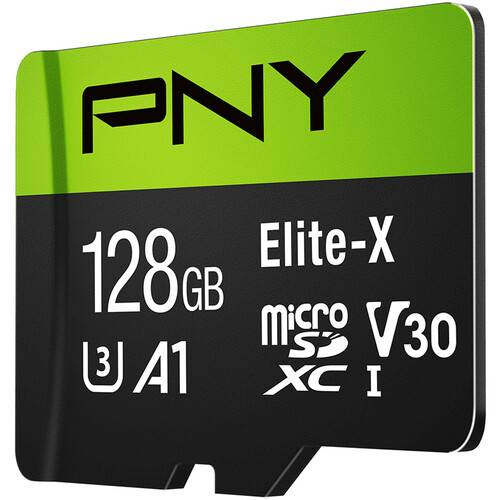 PNY 128GB Elite-X UHS-I microSDXC Memory Card