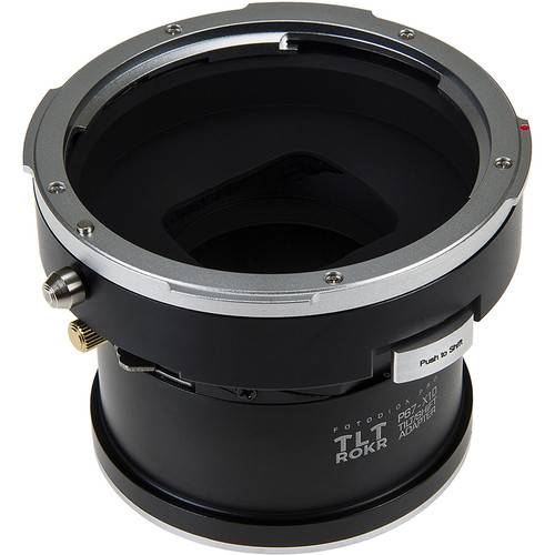 FotodioX Pro TLT ROKR Tilt-Shift Lens Mount Adapter for Pentax 6x7 Mount Lens to Hasselblad X-Mount Camera