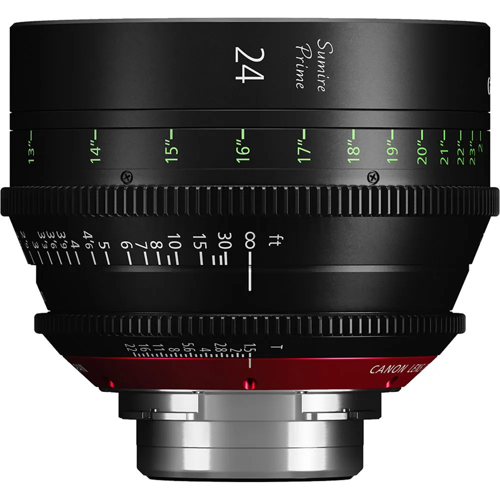 Canon 24mm Sumire Prime T1.5 (PL Mount, Feet)