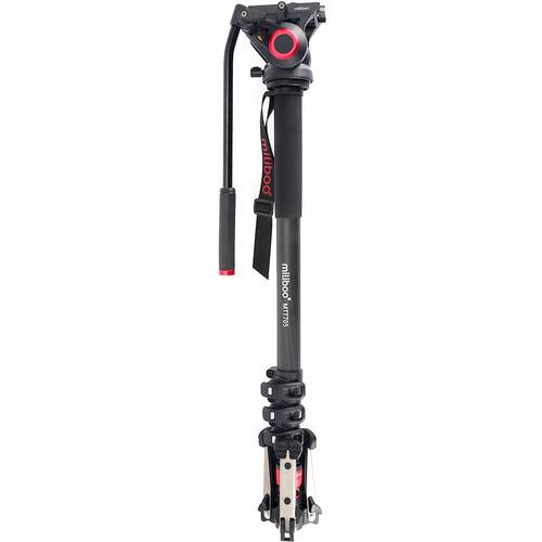 miliboo MTT705BS Carbon Fiber Video Monopod with MYT801 Fluid Head