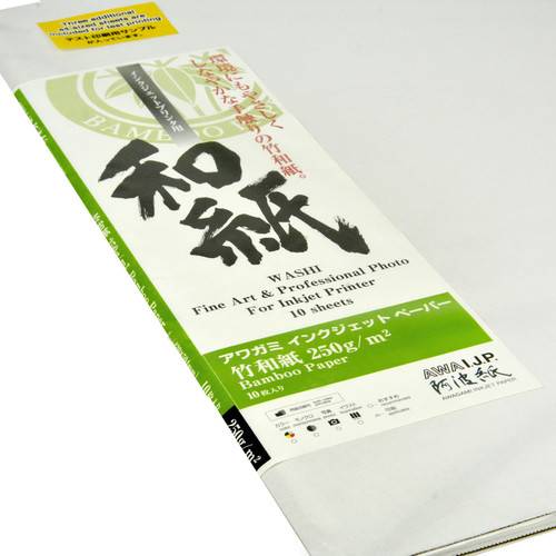 Awagami Factory Bamboo Inkjet Paper (A1, 23.4 x 33.1", 10 Sheets)