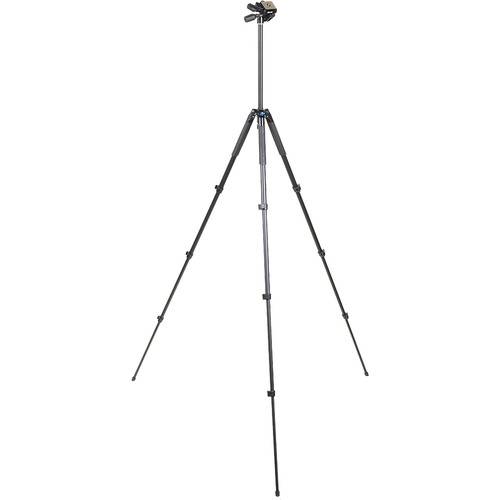SLIK Sprint Pro III Tripod with SH-704E 3-Way Pan Head (Matte Black)