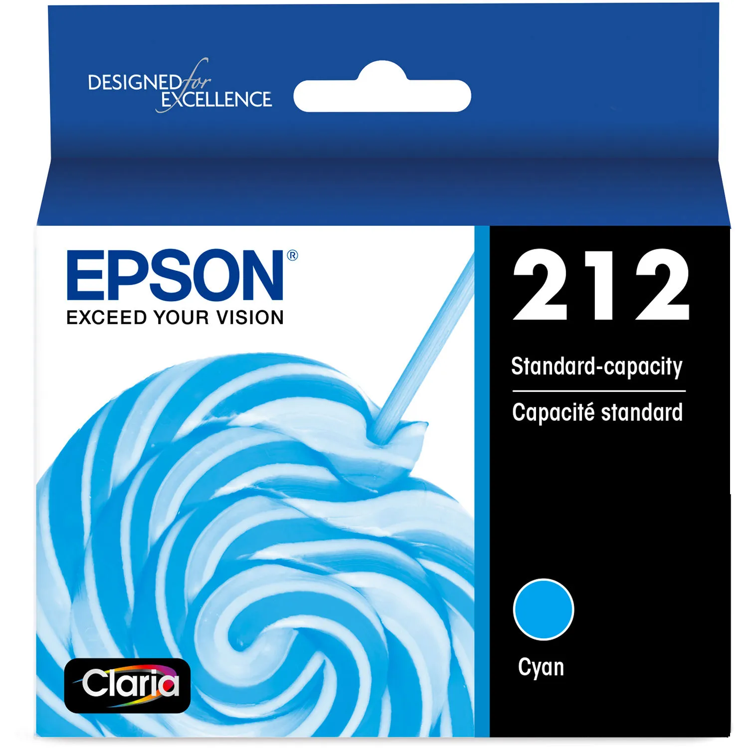 Epson Claria 212 Standard-Capacity Cyan Ink Cartridge
