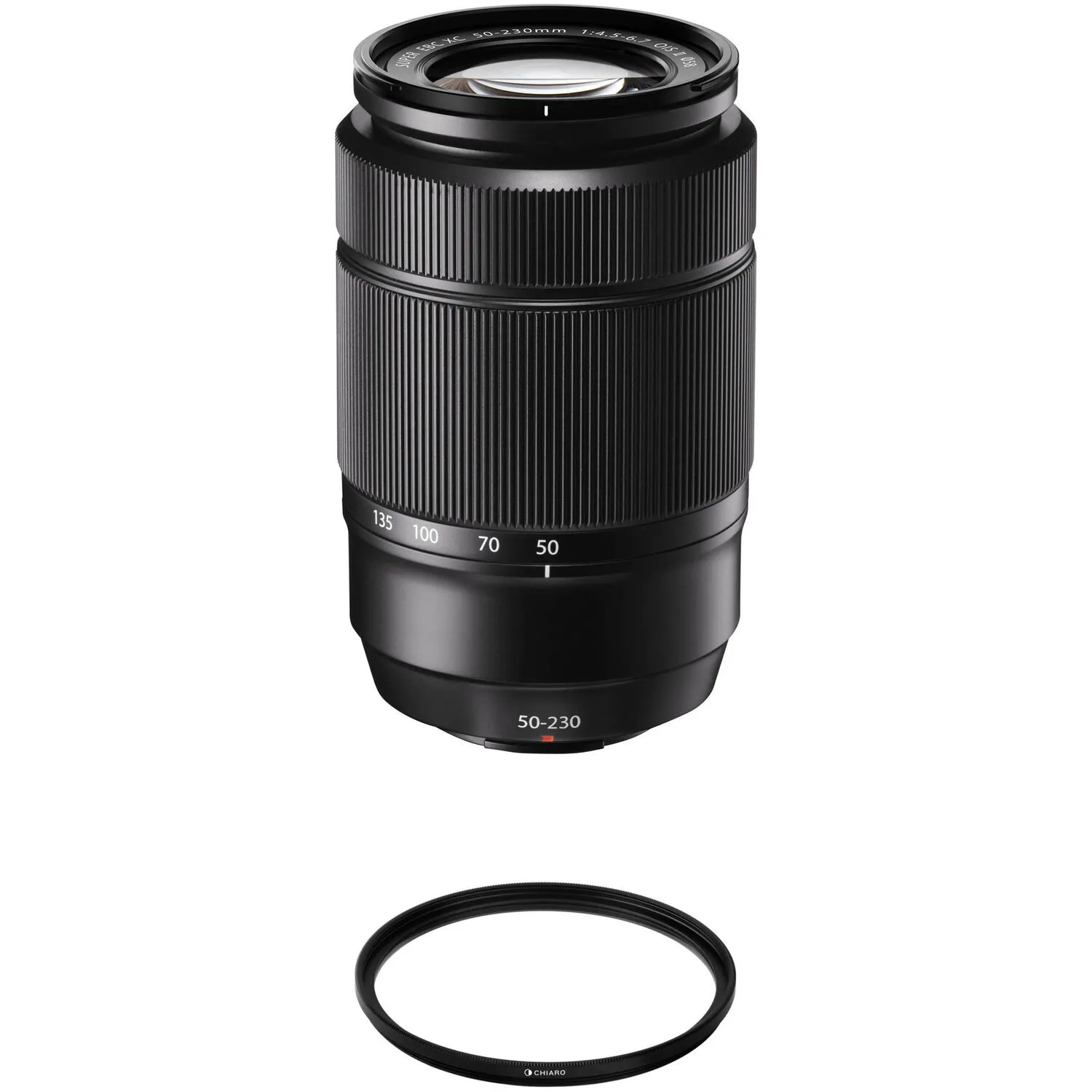FUJIFILM XC 50-230mm f/4.5-6.7 OIS II Lens with UV Filter Kit (Black)