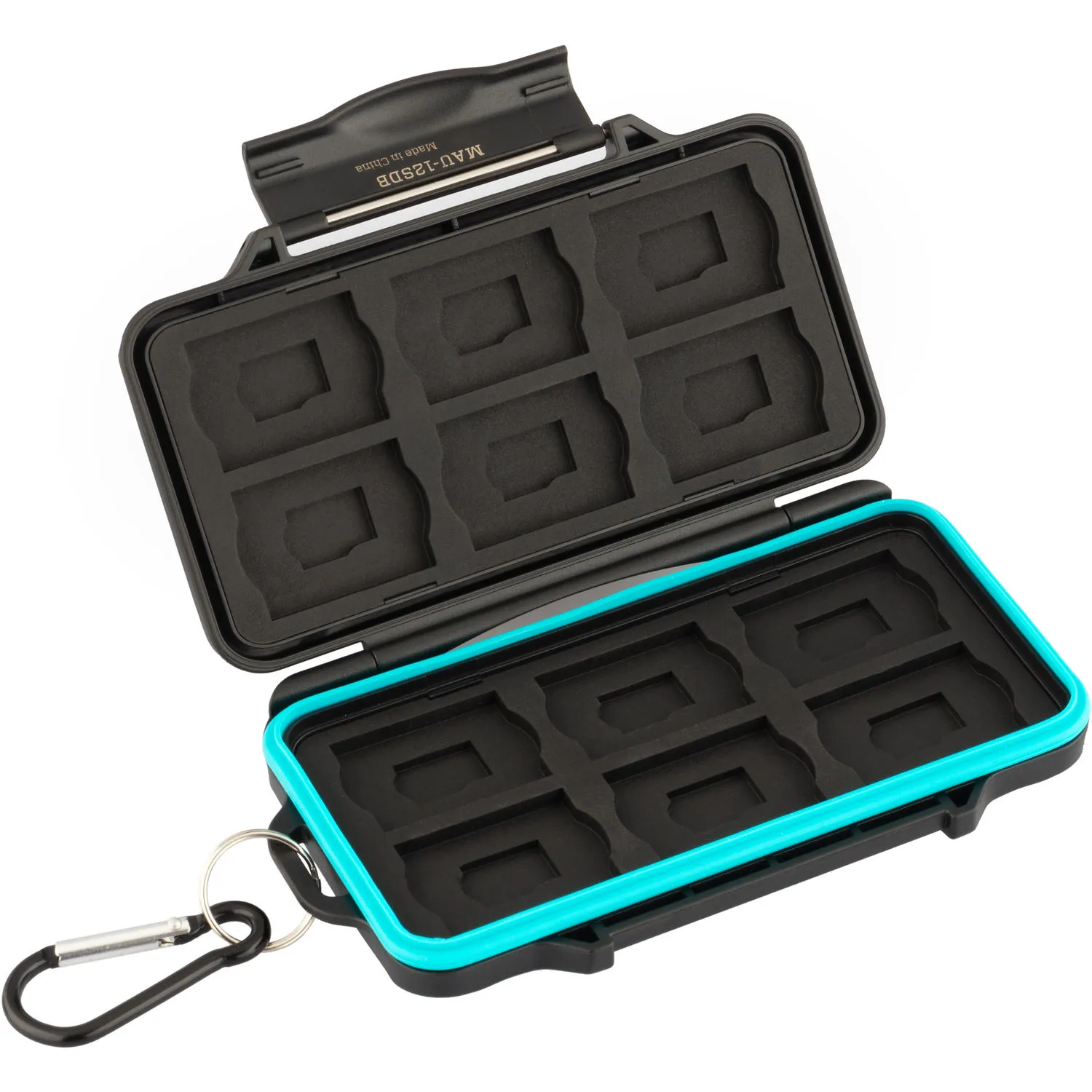 Ruggard Leda Memory Card Case for SD &amp; microSD Cards (Black)
