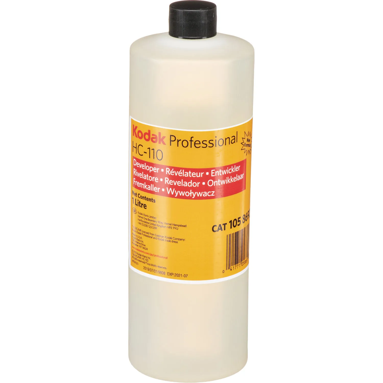 Kodak Professional HC-110 Film Developer (1L, 2019 Version)