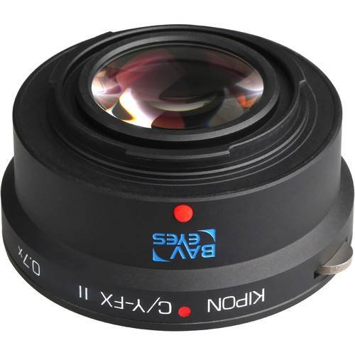 KIPON Baveyes 0.7x Mark 2 Lens Mount Adapter for Contax/Yashica-Mount Lens to FUJIFILM X-Mount Camera