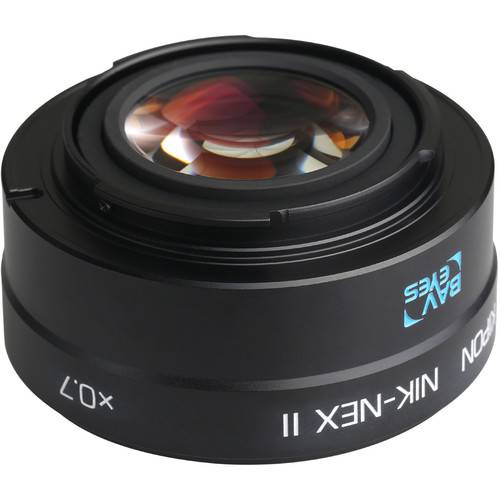 KIPON Baveyes 0.7x Mark 2 Lens Mount Adapter for Nikon F-Mount Lens to Sony E-Mount Camera