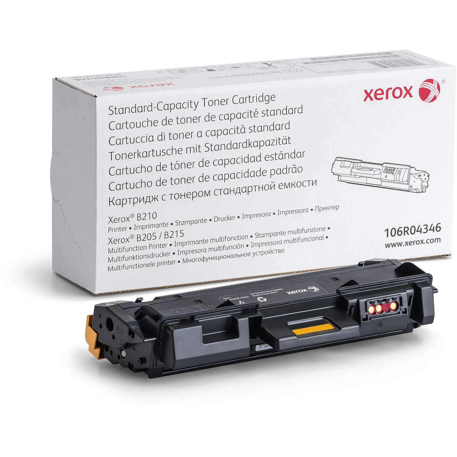 Xerox Standard-Capacity Black Toner Cartridge for B205/B210/B215 Laser Printers