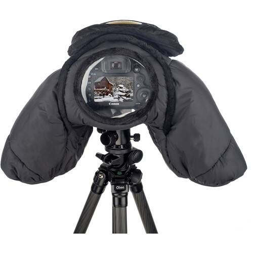 Ruggard DSLR Parka Cold and Rain Protector for Cameras and Camcorders (Black)