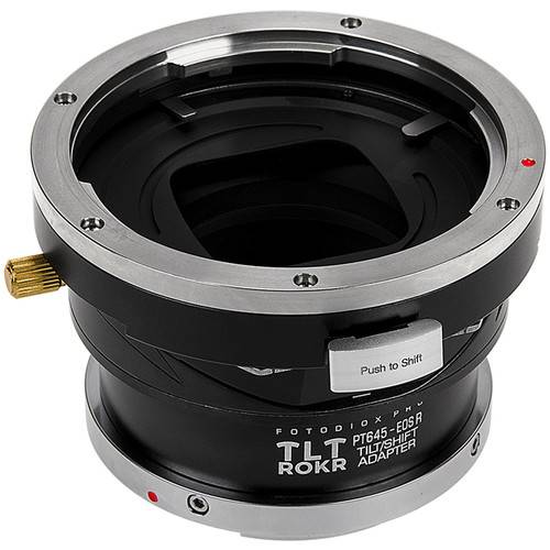 FotodioX Pro TLT ROKR Tilt/Shift Lens Mount Adapter for Pentax 645 Lens to Canon RF Camera Body