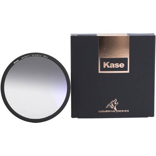 Kase Wolverine Magnetic Soft-Edge Graduated ND Filter with Lens Adapter Ring (72mm, 3-Stop)