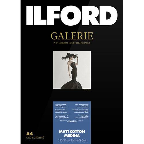 Ilford Galerie Matte Cotton Medina Paper (17 x 22", 25 Sheets)