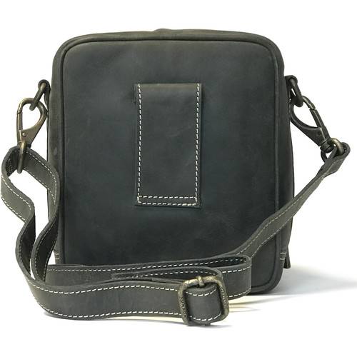 GILLIS LONDON Trafalgar Hands-Free Leather Camera Bag (Black)
