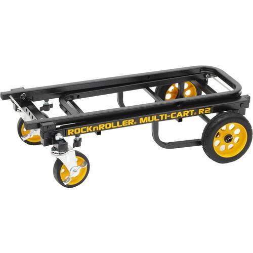 RockNRoller Multi-Cart 8-in-1 Equipment Transporter R2RT Micro (Black)