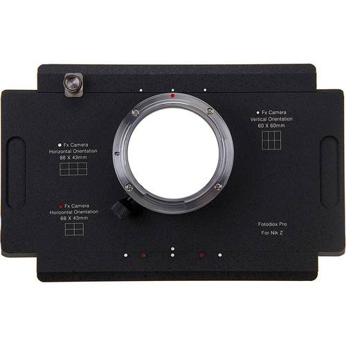 FotodioX Multi-Position Stitching Adapter for Nikon Z-Mount Camera to View Camera with Graflok Back