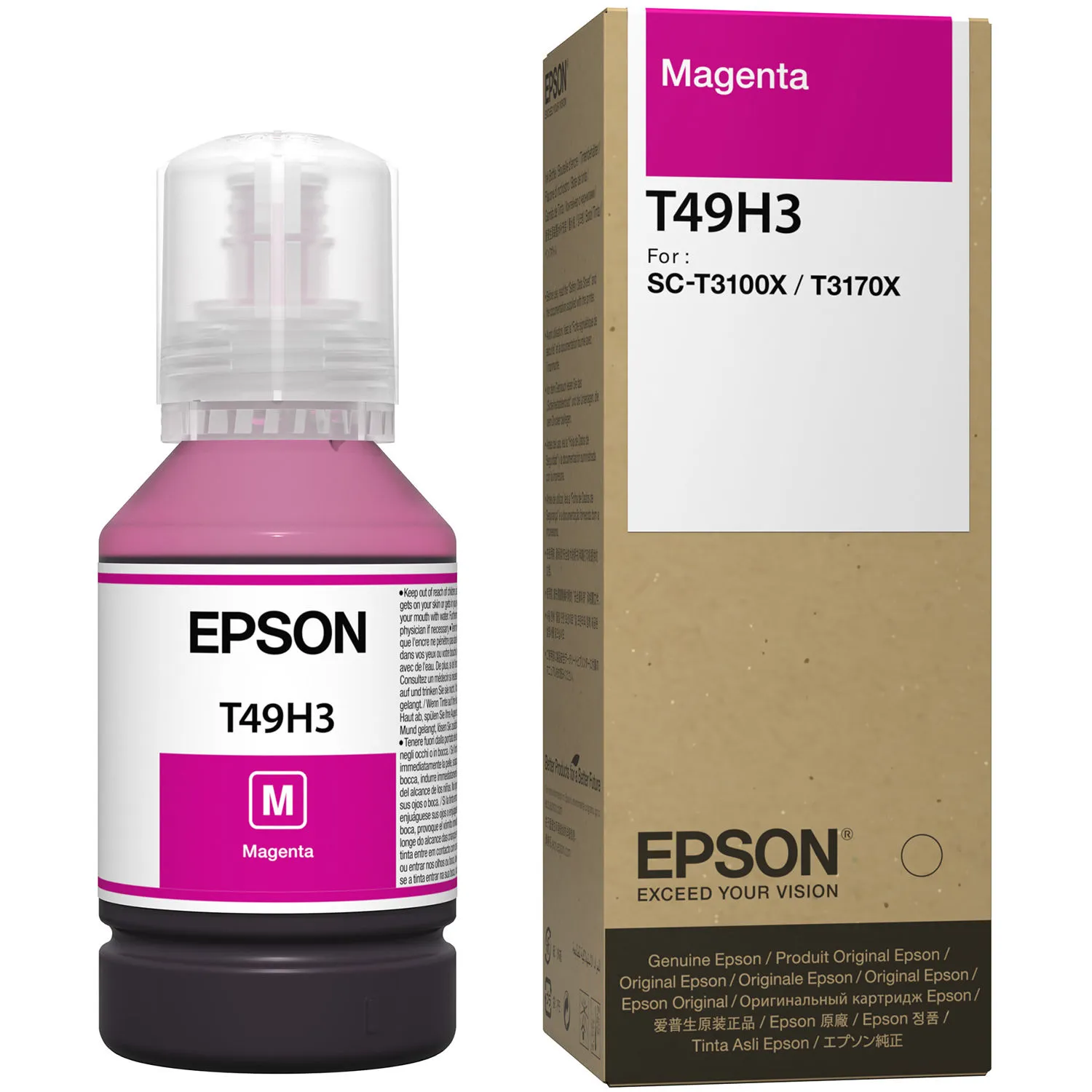 Epson T49H Magenta Ink Bottle (140mL)