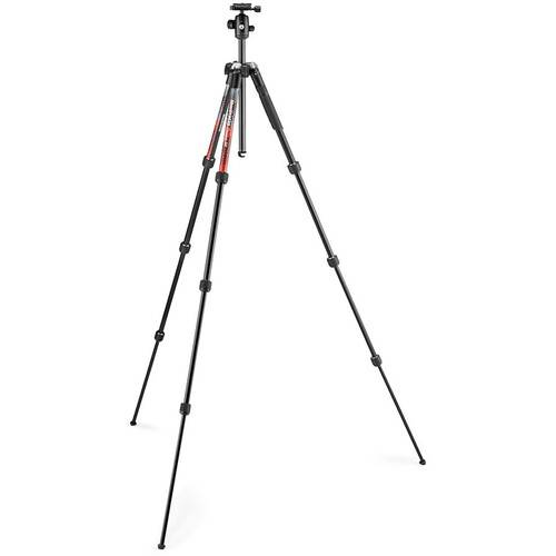 Manfrotto Element MII Aluminum Tripod with Ball Head (Red)