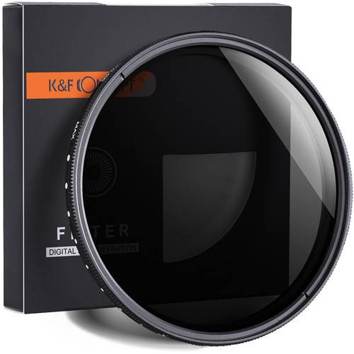 K&amp;F Concept Variable Fader ND Filter (82mm, 1 to 9 Stops)