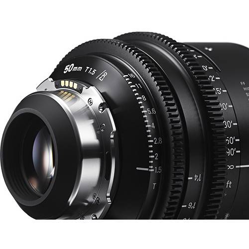 Sigma T1.5 Cine FF High-Speed Art Prime 5-Lens Set (PL, Feet)