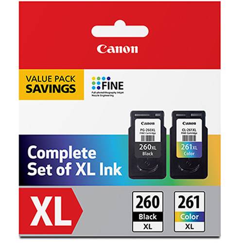 Canon PG-260 XL Black / CL-261 Color XL Value Pack