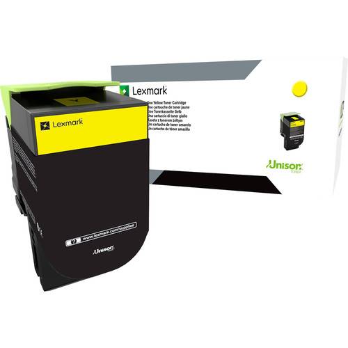 Lexmark CS/CX 317, 417 & 517 Yellow Return Program Toner Cartridge for Select Color Laser Printers