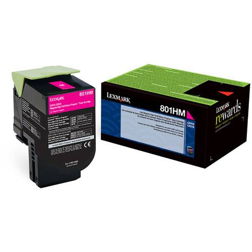 Lexmark CX410 &amp; CX510 Magenta High-Yield Return Program Toner Cartridge