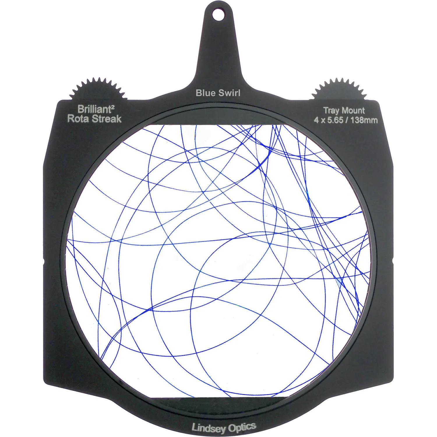 Lindsey Optics Brilliant² 4 x 5.65" Rota-Streak Filter (Blue, Swirl)