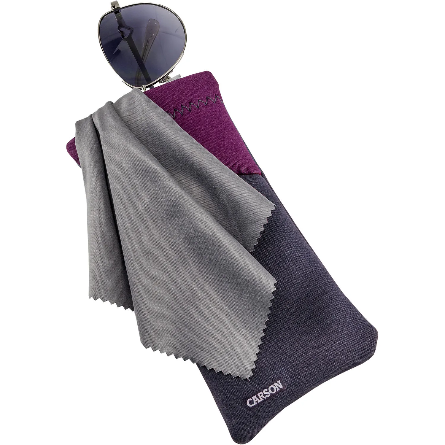 Carson Eyeglass Pouch (Plum)