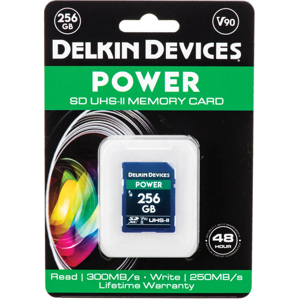 Delkin Devices 256GB POWER UHS-II SDXC Memory Card