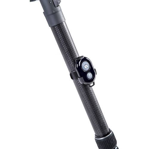 Vanguard VEO 3 GO 265HAB Aluminum Tripod/Monopod with BH-120 Ball Head, Smartphone Connector, and Bluetooth Remote