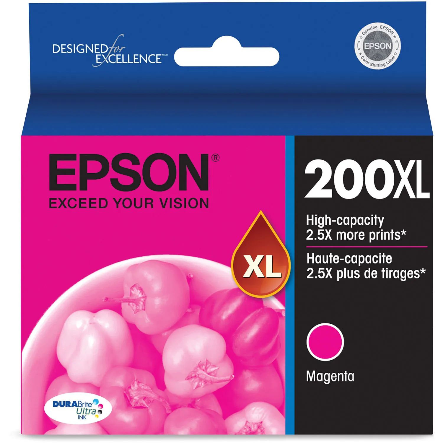 Epson 200XL DURABright High-Capacity Magenta Ink Cartridge