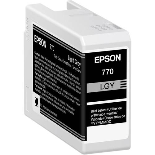 Epson 770 UltraChrome PRO10 Light Gray Ink Cartridge (25mL)