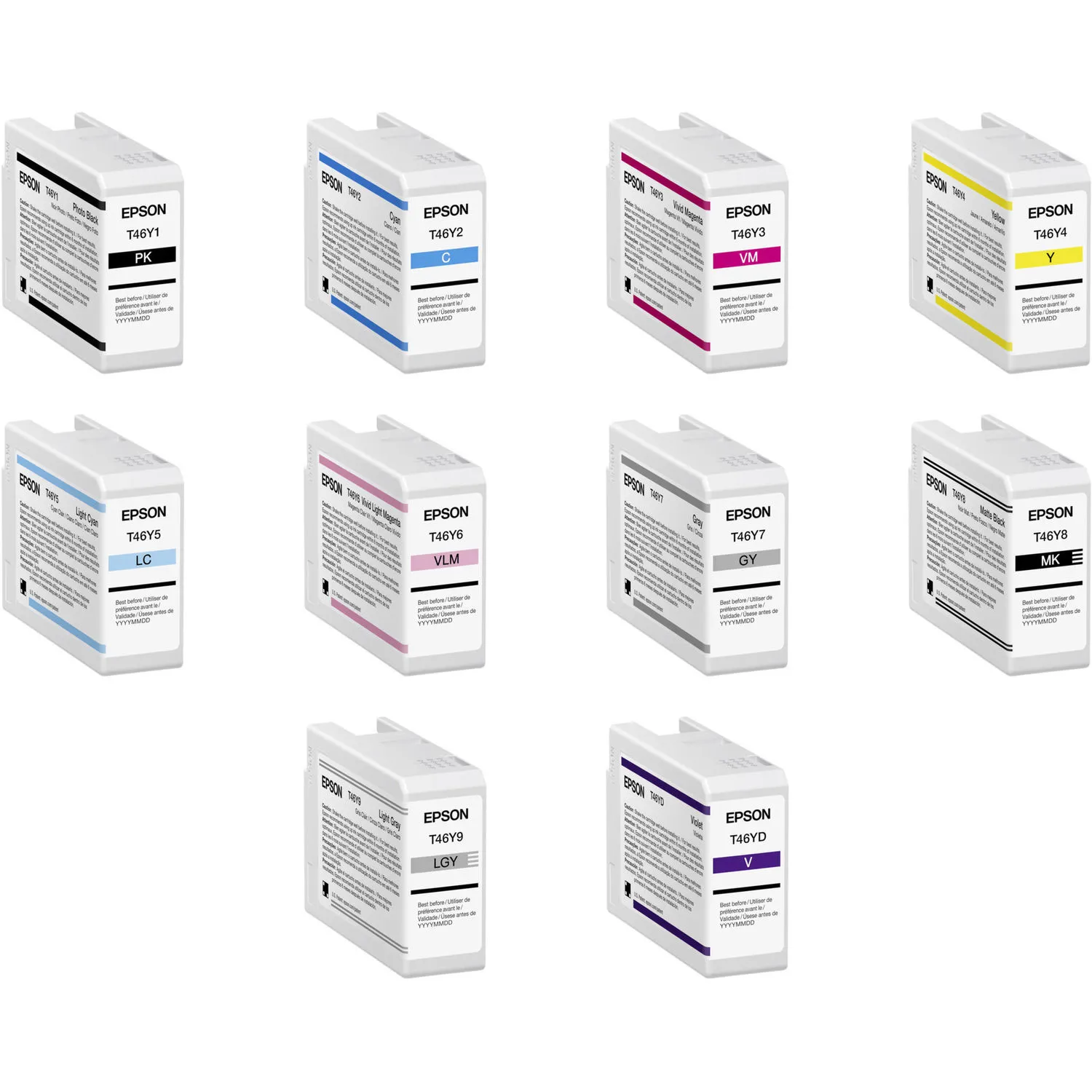 Epson T46Y UltraChrome PRO10 Ink Cartridge Bundle