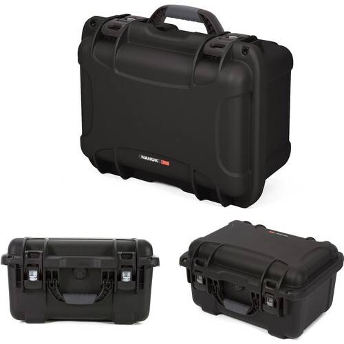 Nanuk 918 Hard Case with Foam Insert for Six Lenses (Black, 21L)