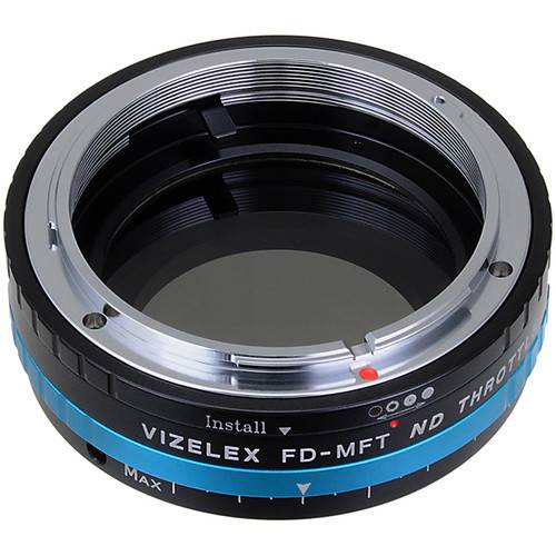 FotodioX Vizelex ND Throttle Lens Mount Adapter for Canon FD/FL-Mount Lens to Micro Four Thirds-Mount Camera