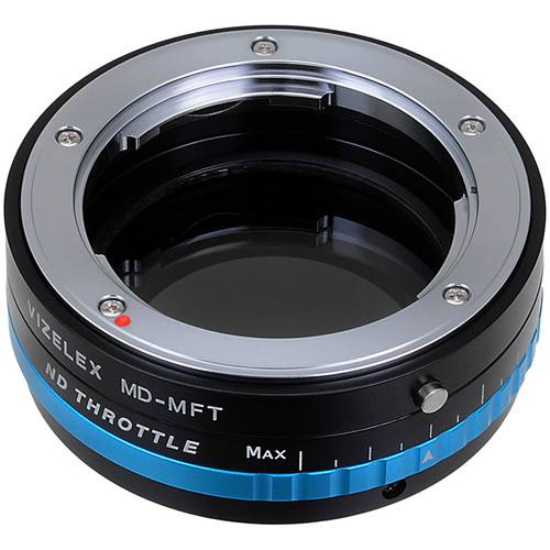 FotodioX Vizelex ND Throttle Lens Mount Adapter for Minolta MD/MC/SR-Mount Lens to Micro Four Thirds-Mount Camera